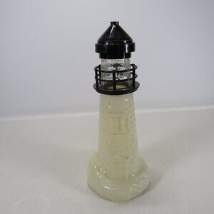 AVON Lighthouse 8" Decanter "Old Spice" Bottle Vintage Empty Decorative Beach